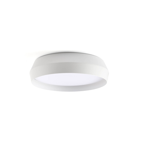 Фото: Белый настенный/потолочный светильник Shoku 350 LED 24W 2700K DIM - основной вид