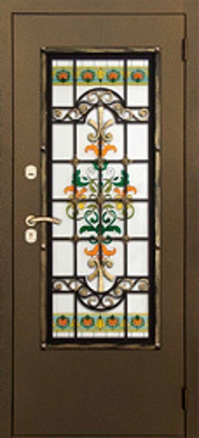 Дверь № 53 U (магнолия сатинат, остекленная экошпон), фабрика Profil Doors
