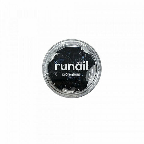 RuNail ФОЛЬГА ПОТАЛЬ (ЦВЕТ: ЧЕРНЫЙ )