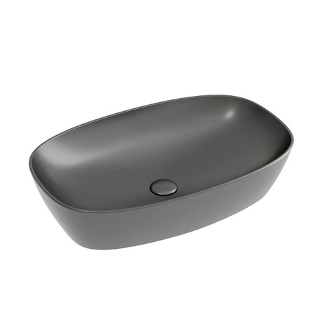 Ceramica Nova Element CN6049MDH Умывальник чаша накладная овальная, 60x38, цвет: темный антрацит матовый