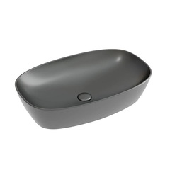Ceramica Nova Element CN6049MDH Умывальник чаша накладная овальная, 60x38, цвет: темный антрацит матовый фото