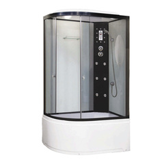 Душевая кабина Niagara Ultra NG-1910-01R (120х80х220) высокий поддон(48см),черный,стекло тонированное