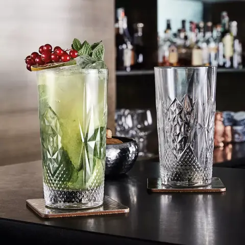 Набор из 4 стаканов для воды STONE HI-BALL 490 мл Bartender BORMIOLI ROCCO арт. 666219GSB021990