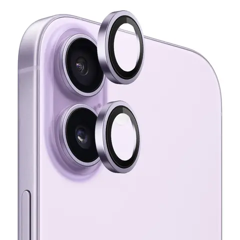 Защитное стекло на камеру BlueO для iPhone 17, фиолетовый