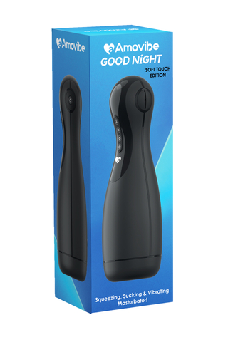 Инновационный мастурбатор Good night Pro с имитацией орального секса (черный)