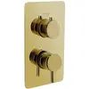 Boheme Cell 135-2-G Смеситель для душа встраиваемый 2-х проходной, цвет: золото
