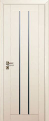 Дверь № 49 U (магнолия сатинат, остекленная экошпон), фабрика Profil Doors