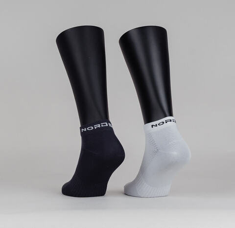 Спортивные носки комплект Nordski Run grey-white