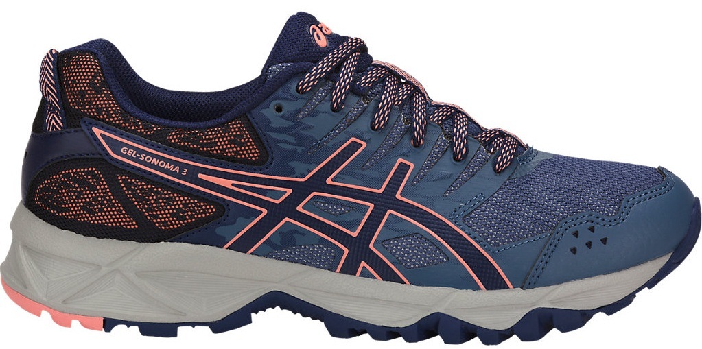 Asics Gel Sonoma 3 кроссовки внедорожники женские синие
