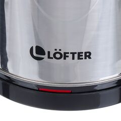 Чайник электрический Lofter, A05, 2.2 л, 1500 Вт, скрытый нагревательный элемент, нержавеющая сталь