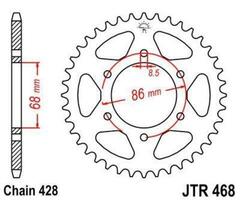 Звезда ведомая JTR468 36