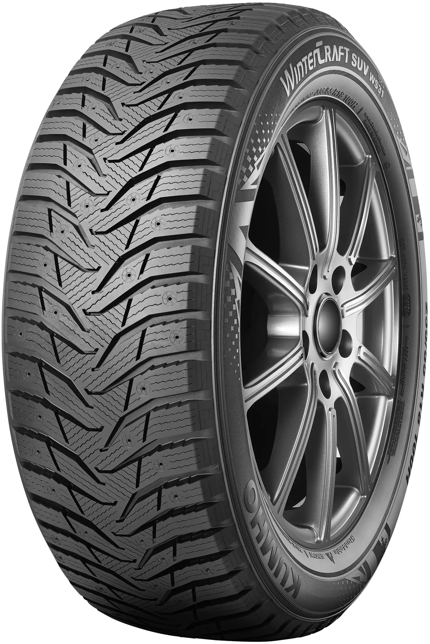 Шина Kumho WinterCraft ice SUV WS31 112T XL R18 255/60 шипованная