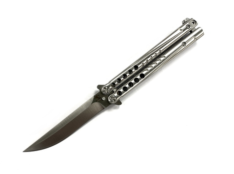 Нож-бабочка Секиро-01 сталь D2, рукоять сталь