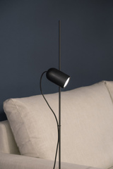Напольный светильник Nomon ONFA SUELO Black ash/Graphite