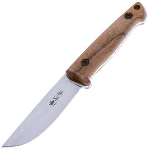 Туристический нож Nikki, сталь D2 StoneWash, Орех, Kizlyar Supreme, 4650065059534