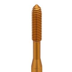 Метчик М 4,0х0,7 (Машинный, накатной) DIN371 HSSE-TiN 6HX C/2-3P 63мм a=3,4 Volkel 35532