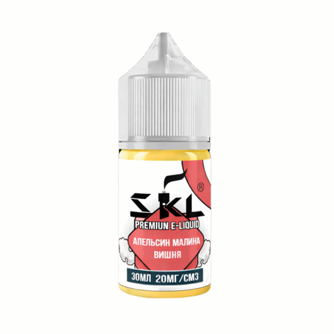 Жидкость SKL Premium E-Lequid Salt 2% Strong 30 ml - Апельсин Малина Вишня