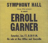 GARNER, ERROLL:  Symphony Hall Concert