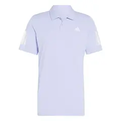 Теннисное поло Adidas Club 3 Stripes - violet tone