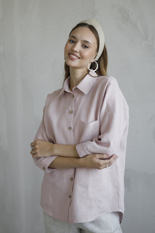 Рубашка женская льняная Valery