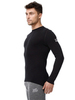 Термофутболка Norveg Soft Rollneck мужская с длинным рукавом чёрная - 3