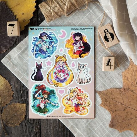 Мини-стикерпак SAILOR MOON