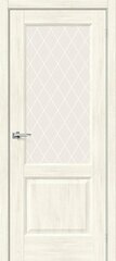 Дверь Неоклассик-33 / Цвет Nordic Oak / Стекло White Сrystal / Двери Браво