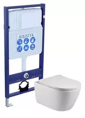 Aquatek Бетта SET AQUATEK БЕТТА Инсталляция с унитазом, цвет: белый фото