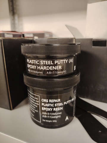Devcon 10110 Plastic Steel Putty (A) аналог - пастообразный эпоксидный состав - 500 г.