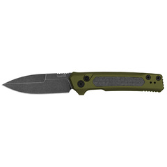 Фото Автоматический нож Kershaw Launch 22, сталь MagnaCut, рукоять алюминий/микарта, зеленый