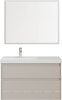 Aquanet 365921 Тумба с раковиной Nova Lite 2.0 90 L 2 ящ. цв. бежевый (365921)