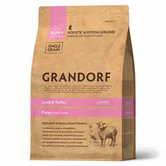 Сухой корм GRANDORF DOG Lamb&Turkey PUPPY, ягненок с индейкой для щенков всех пород 1кг