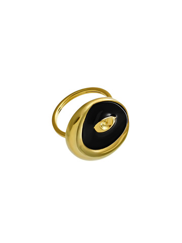 Кольцо Маанена, серебро 925, позолота 18k 9