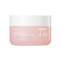 Anua Peach 77 Niacin Enriched Cream интенсивный крем для лица с экстрактом персика для гладкой и сияющей кожи