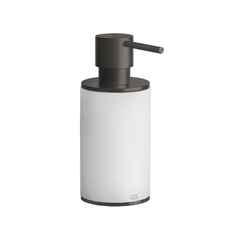 Gessi 316 54737#707 Дозатор для жидкого мыла настольный, цвет: белый/brushed black metal pvd фото