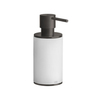 Gessi 316 54737#707 Дозатор для жидкого мыла настольный, цвет: белый/brushed black metal pvd