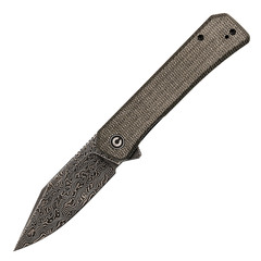 Фото Складной нож CIVIVI Relic, сталь Damascus, Green Micarta
