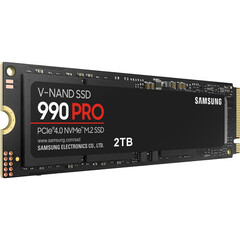 Твердотельный SSD Samsung 2TB 990 PRO PCIe 4.0 x4 M.2 Internal SSD 7450 /6900 MB/s