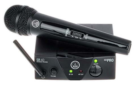 AKG WMS40 Mini Vocal Set BD US25A (537.500) вокальная радиосистема с ручным передатчиком c капсюлем D88