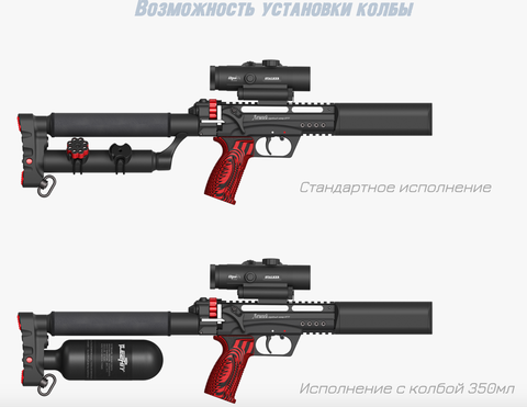 EDGun Леший 2 4,5 мм / 350 мм 3 Дж