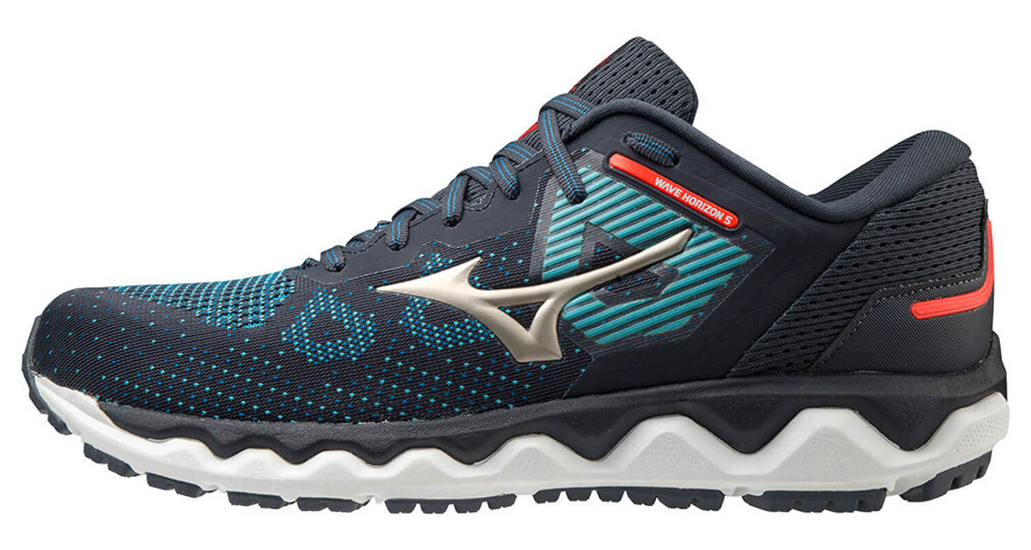 Mizuno Wave Horizon 5 кроссовки для бега мужские синие - 5