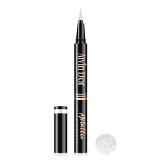.Alvin D`or AD-52 Лайнер стойкий для век металлик metallic liquid liner 24h high тон 02белый