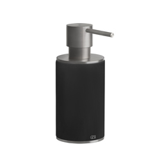 Gessi 316 54738#239 Дозатор для жидкого мыла настольный, цвет: черный/steel brushed фото