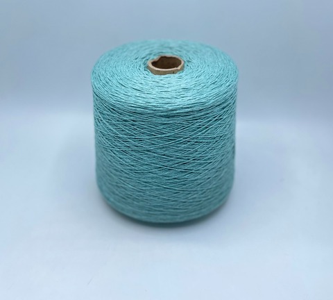 Бобинная пряжа (пр.Италия), art-Loose , 380м/100гр, 70%Хлопок 20%Полиамид 10%Кашемир , цвет-Аква,арт.33073