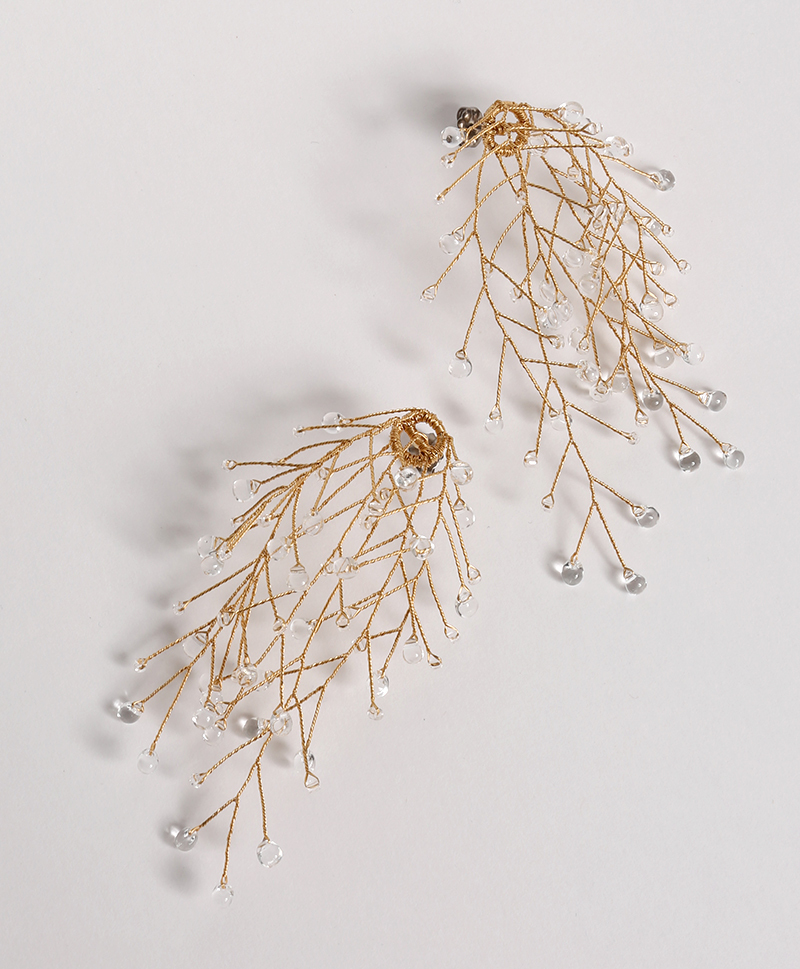 Серьги Dewdrop Sprig
