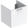 Geberit Renova Plan 879170000 Тумба под раковину, 48.5x46.3x47.2см, матовый белый / меламиновое покрытие, ультраглянцевый белый / пленочное покрытие