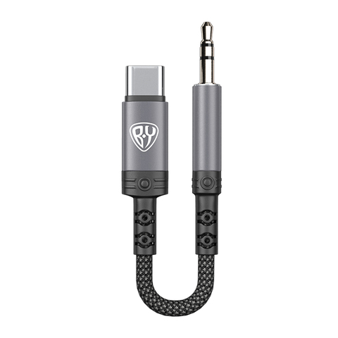 Аудиокабель TypeС-AUX, 3.5мм mini jack BY