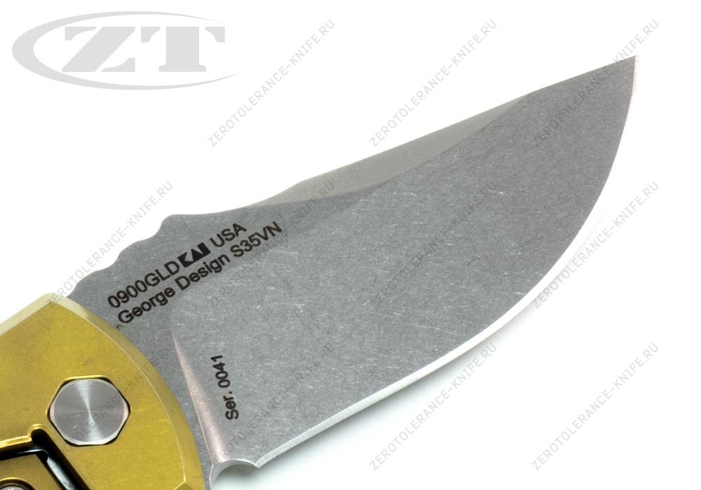 Нож Zero Tolerance ZT0900GLD Les George - фотография 