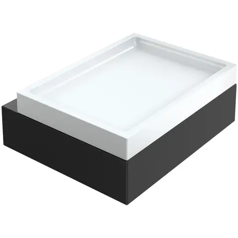 Boheme 10723-B Мыльница настенная Qubic Matt Black