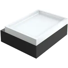 Boheme 10723-B Мыльница настенная Qubic Matt Black фото